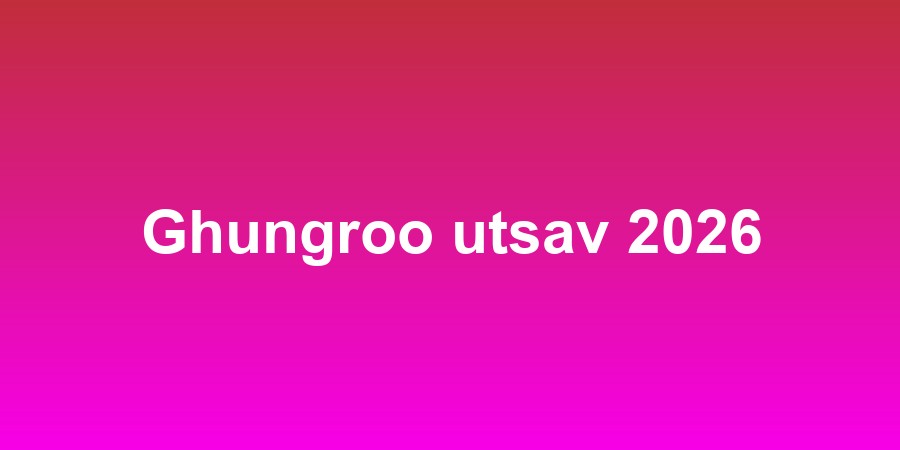 Ghungroo utsav 2026