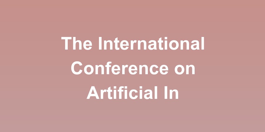 The International Conference on Artificial Intelligence for Society