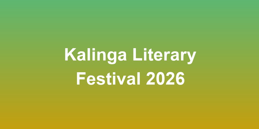 Kalinga Literary Festival 2026