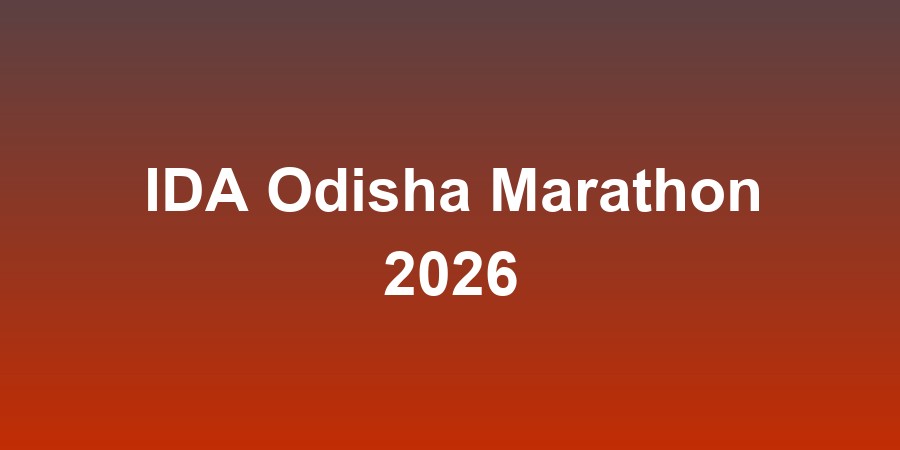 IDA Odisha Marathon 2026