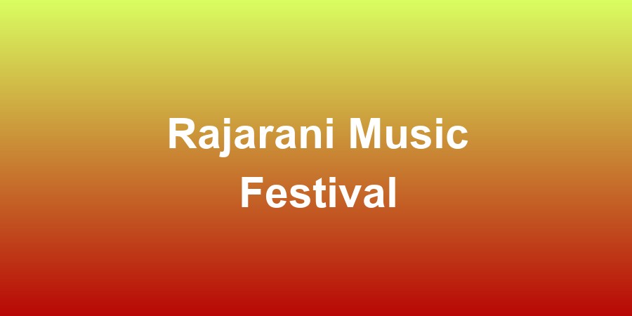 Rajarani Music Festival 2026