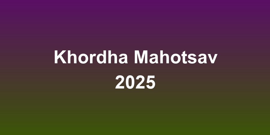 Khordha Mahotsav 2025