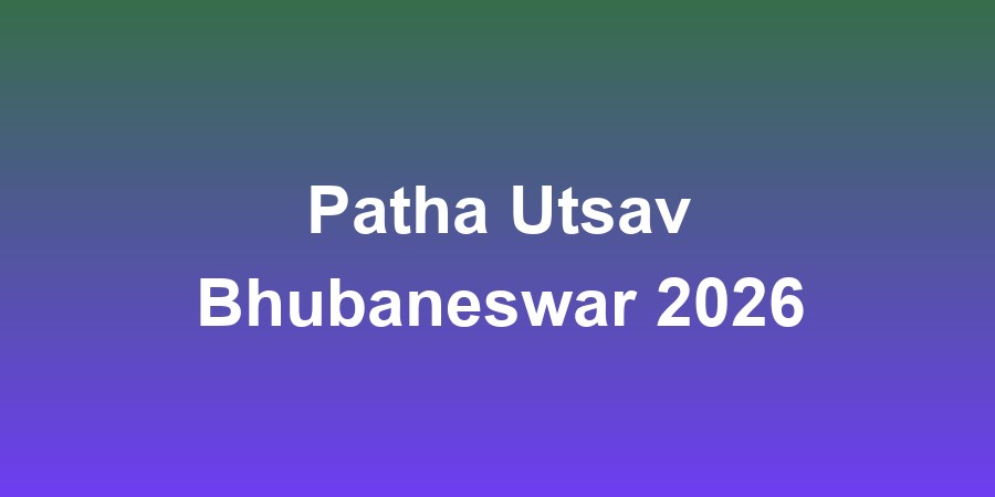 Patha Utsav Bhubaneswar 2026
