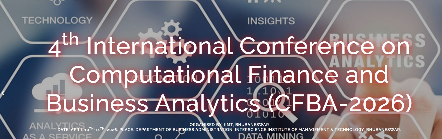 4th International Conference on Computational Finance and Business Analytics