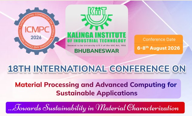 18th International Conference on Materials Processing and Characterization (ICMPC 2026)
